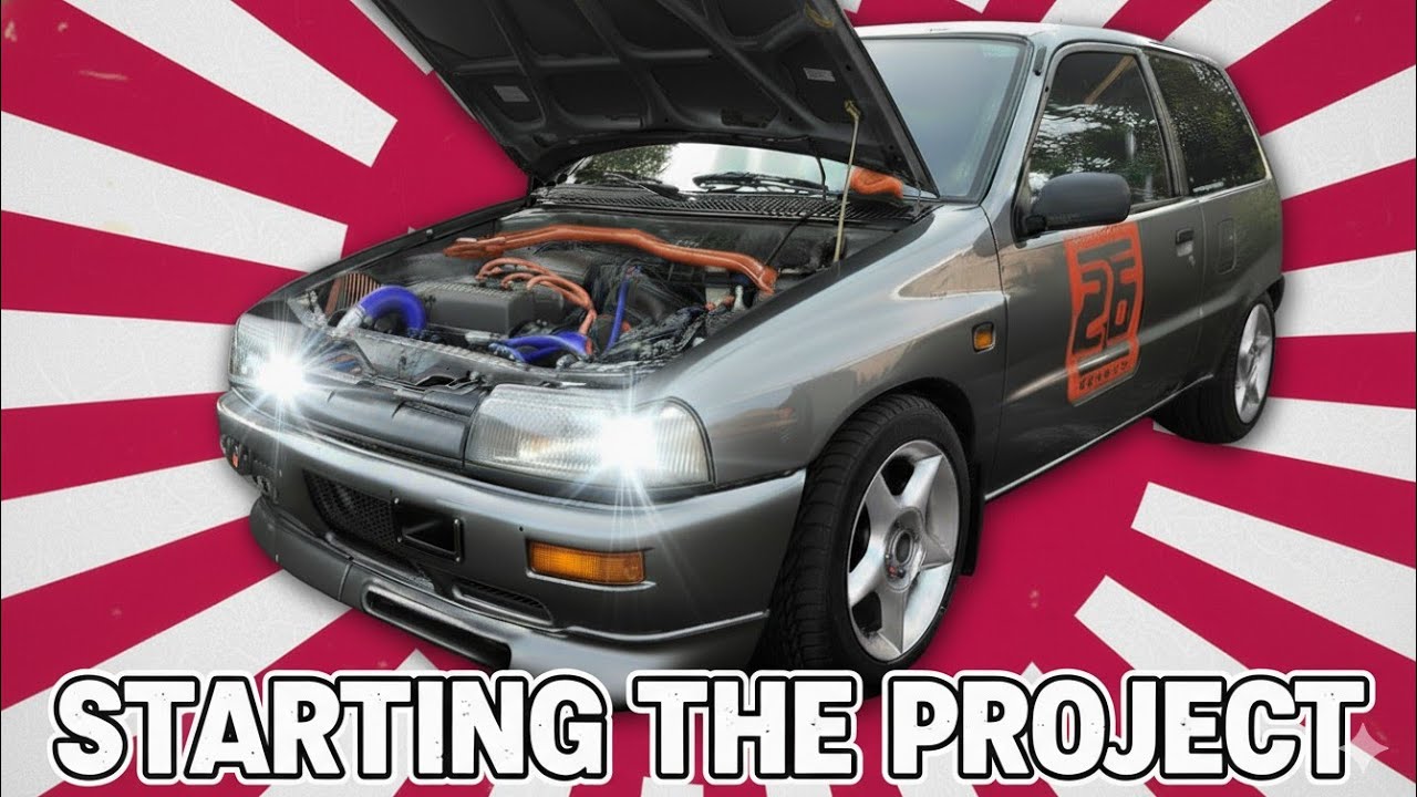 This Rare Turbocharged Daihatsu Charade GTti Is Getting a Full Makeover!