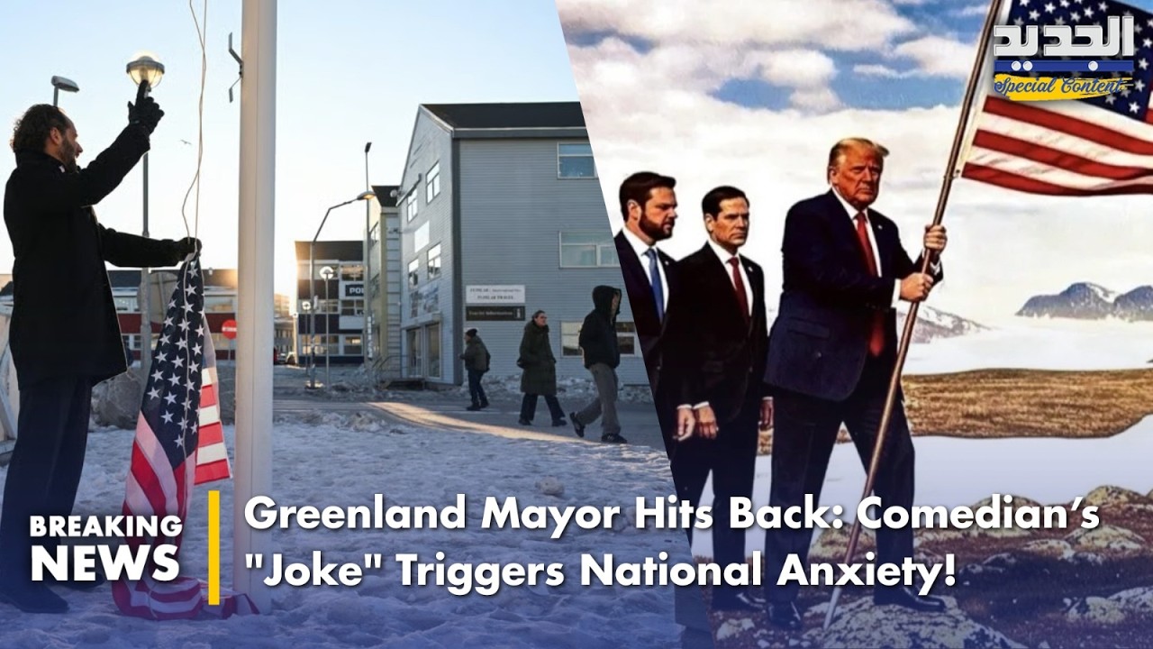 "Not a Joke".. Greenland Outraged: German Comedian’s US Flag Stunt Sparks Crisis!