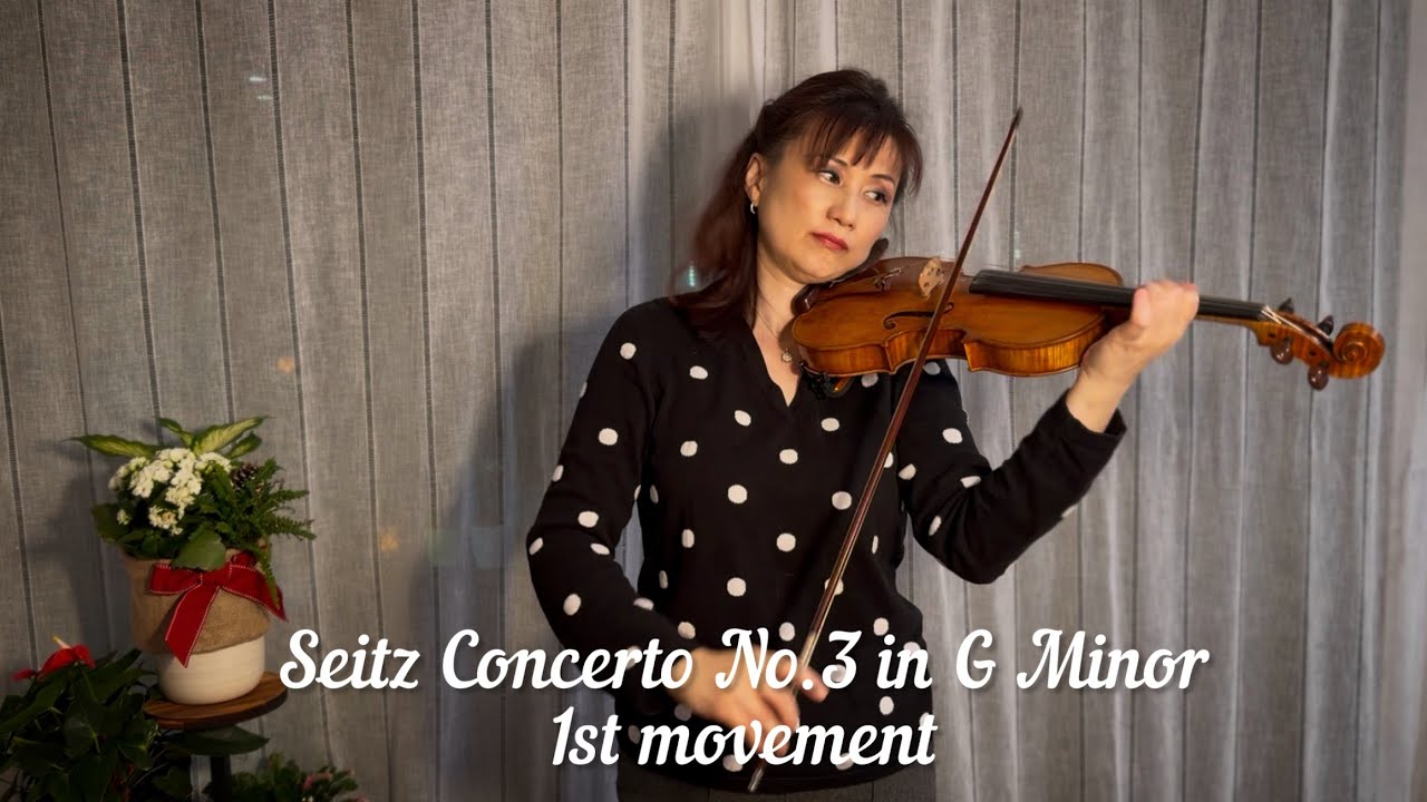 Seitz Violin Concerto No. 3 in G minor, 1st Mvt 🎻