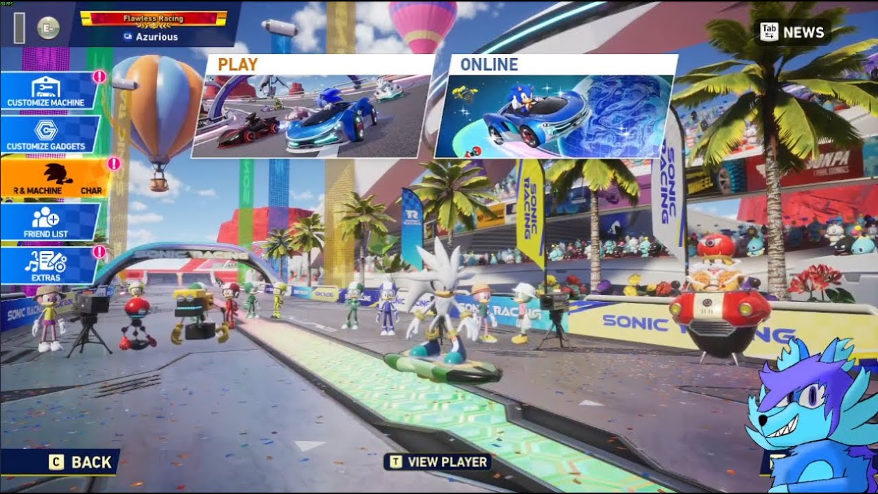 (Sonic Racing Crossworlds VOD) Oh god, I have no idea what I'm doing.