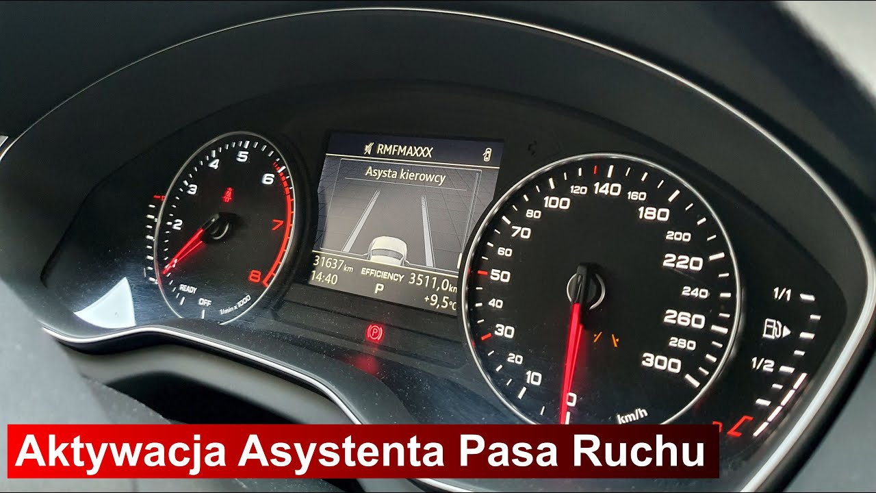 Aktywacja asystenta pasa ruchu (Audi Active Lane Assist) w autach VAG (Audi Q5 / OBDeleven)