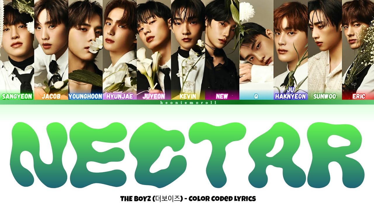 THE BOYZ (더보이즈) - 'Nectar' Color Coded Lyrics [HAN / ROM / ENG]
