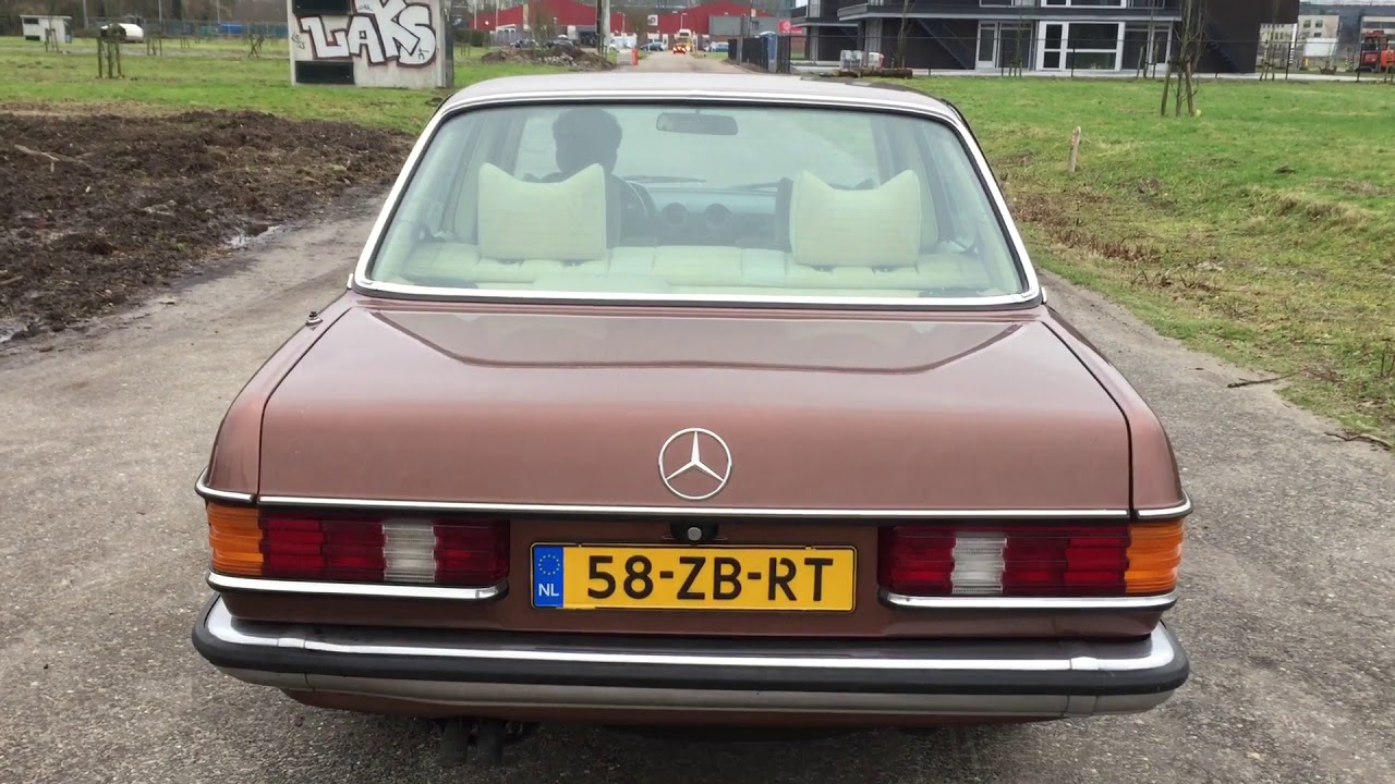 Mercedes 280e exhaust sound