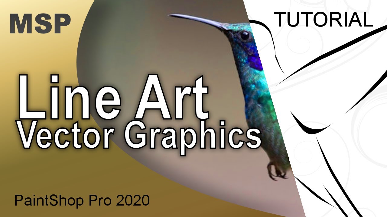 Line Art - PaintShop Pro - Tutorial