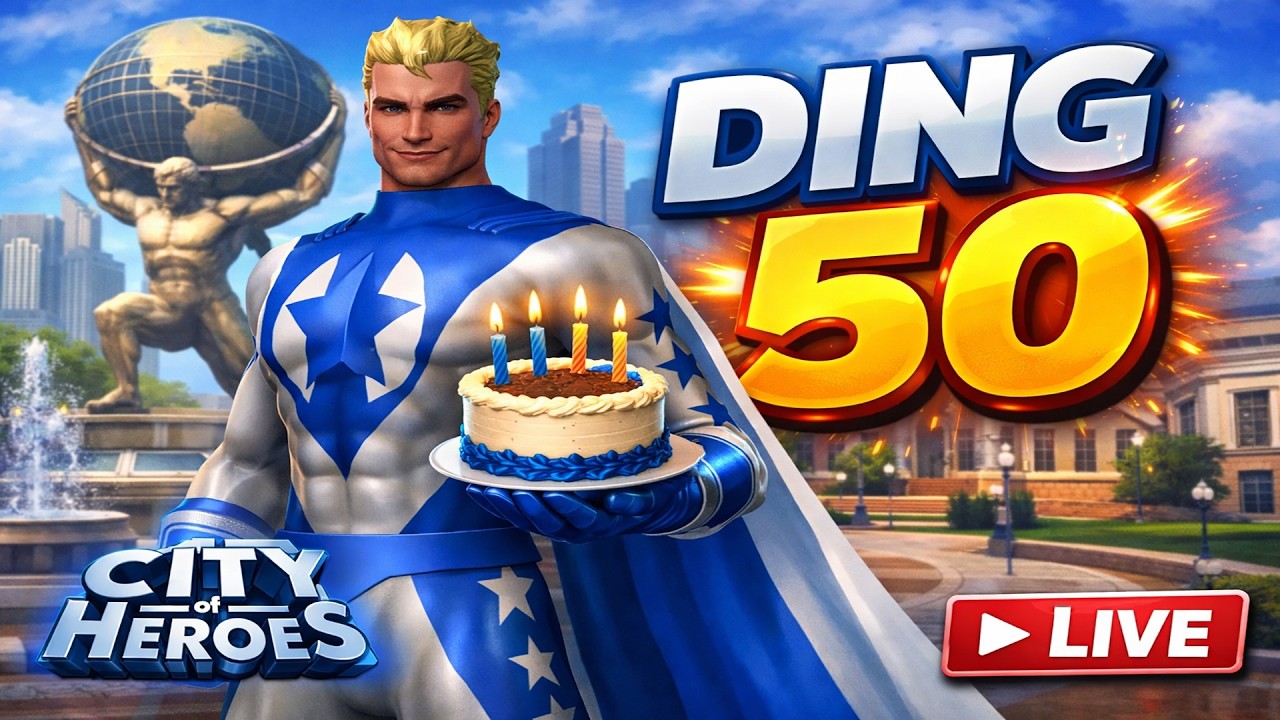 🔴City of Heroes: Getting My FIRST EVER Level 50 Scrapper TONIGHT!🔴