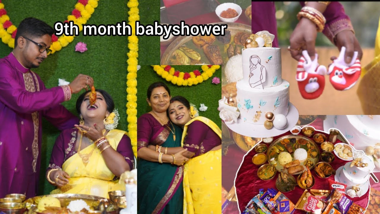 9th month babyshower ll Traditional baby shower in bengali ll সাধপূরণ ll #bengalivlog #babyshower 