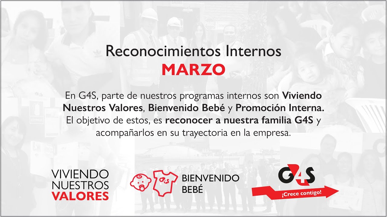 G4S Perú | Reconocimientos Internos de Marzo 2023