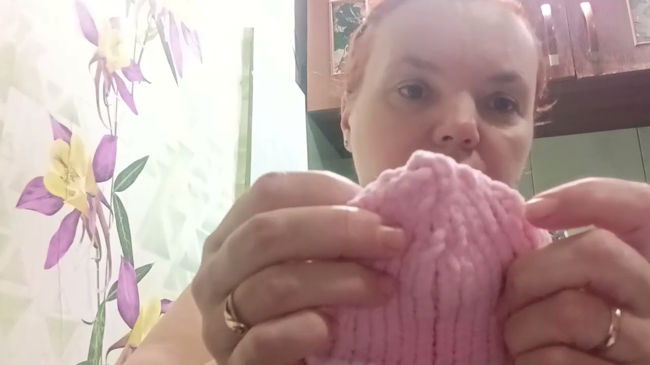 Связала дочке 🧦это очень плохая пряжа для меня