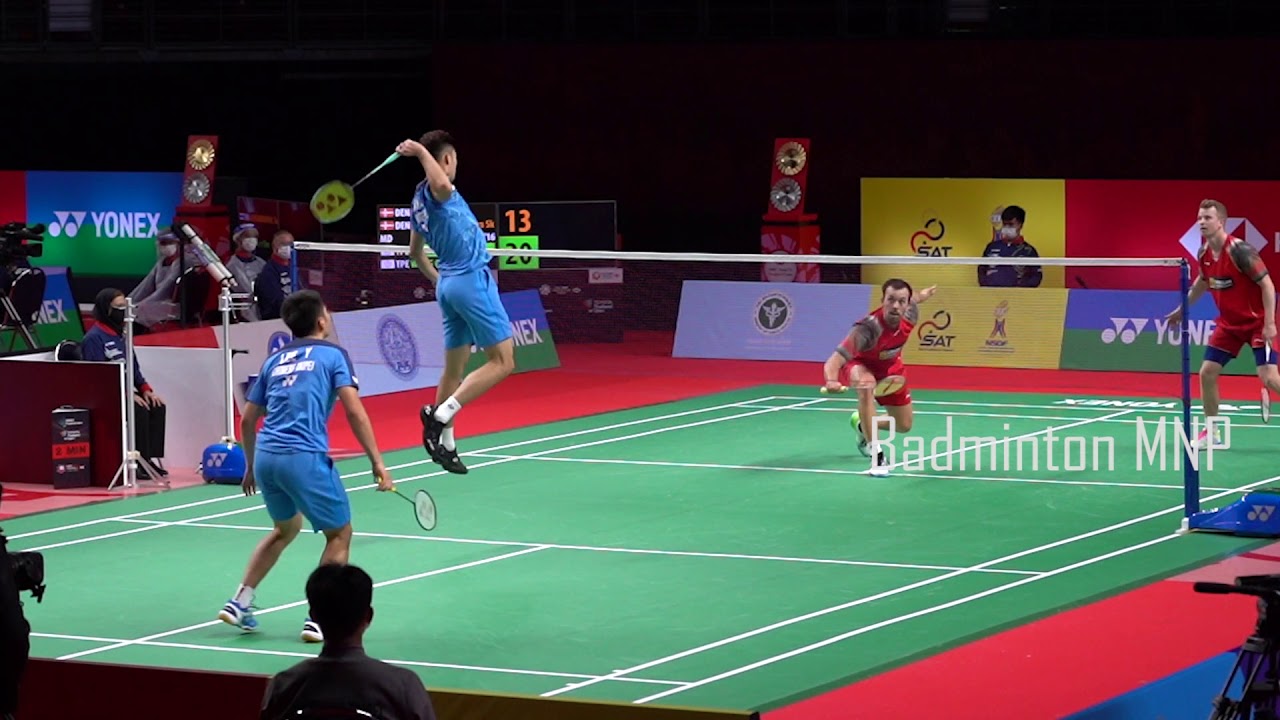 LEE Yang+WANG Chi Lin vs Kim ASTRUP+Anders Skaarup RASMUSSEN