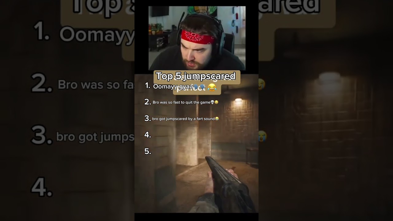 Top5 streamers get jumpscared 😂