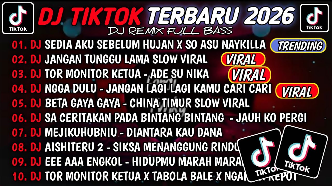DJ TIKTOK TERBARU 2026🎵DJ SEDIA AKU SEBELUM HUJAN X SO ASU NAYKILLA 🎵DJ JANGAN TUNGGU LAMA LAMA
