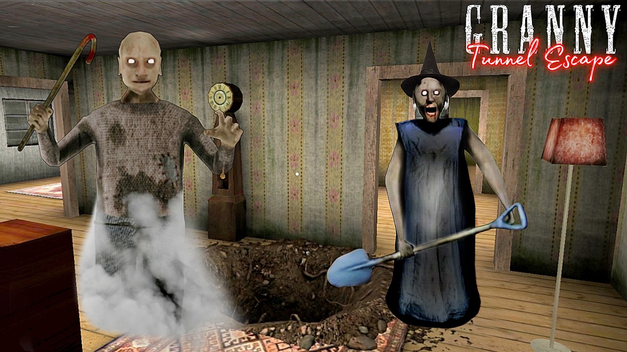 Granny 2 Return Elevator | grandpa granny game desi bitwa hindi granny wala cartoon ki video