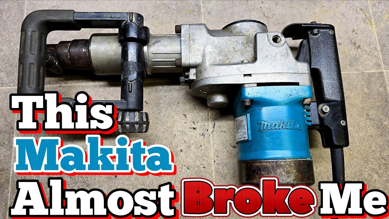 Repairing a Stubborn old Makita HR5000K Hammer that refuses to be opened.