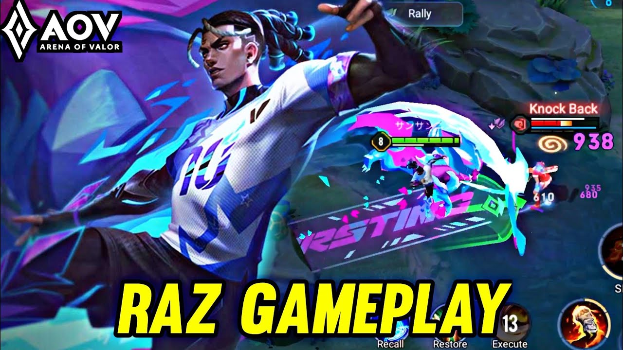 AOV : RAZ GAMEPLAY | IN MID LANE - ARENA OF VALOR LIÊNQUÂNMOBILE ROV