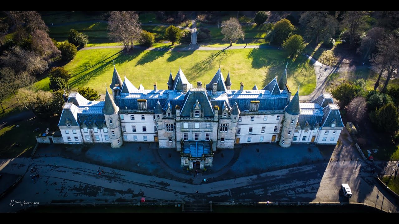 Callendar House Falkirk By Drone