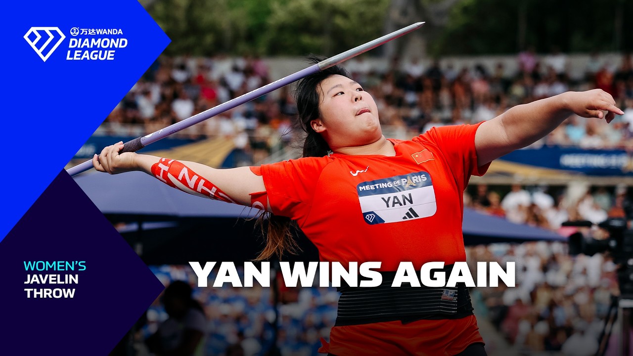 Chinese teenager Yan Ziyi wins AGAIN in Paris javelin - Wanda Diamond League 2026
