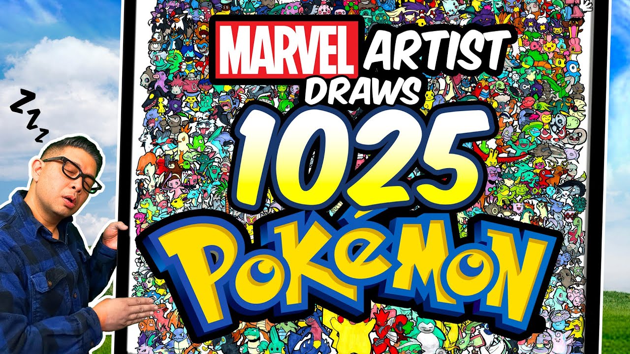 Drawing 1025 POKEMON in 120+ HOURS!!!