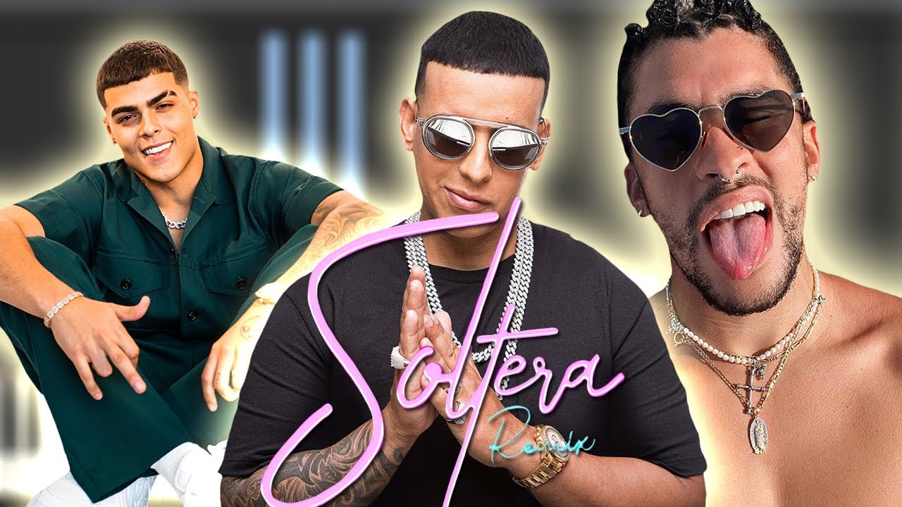 Soltera Remix - Lunay X Daddy Yankee X Bad Bunny | Piano Tutorial / Partitura / Karaoke / MIDI