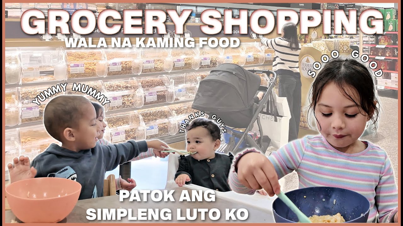 TARA AT MAG GROCERY! SARAP NA SARAP ANG KIDS SA LUTO KO! ❤️ | rhazevlogs