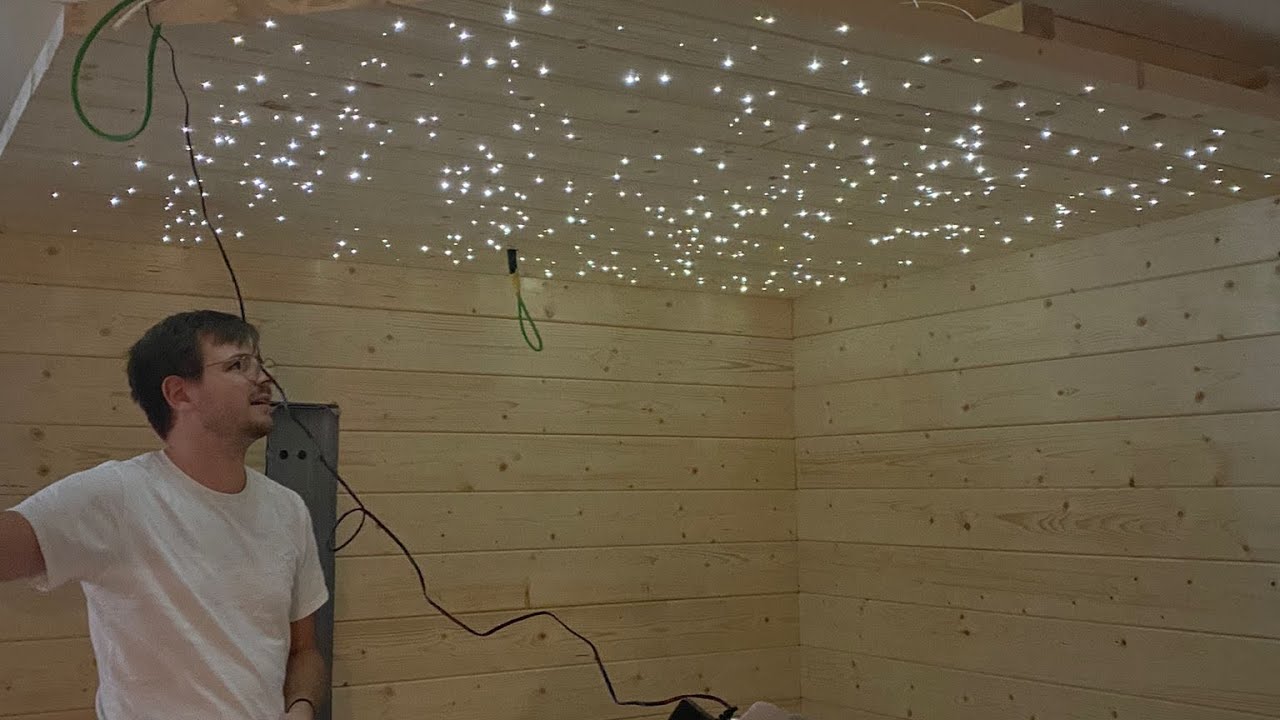 Sauna selber bauen Teil 2 - Wände und Sternenhimmel