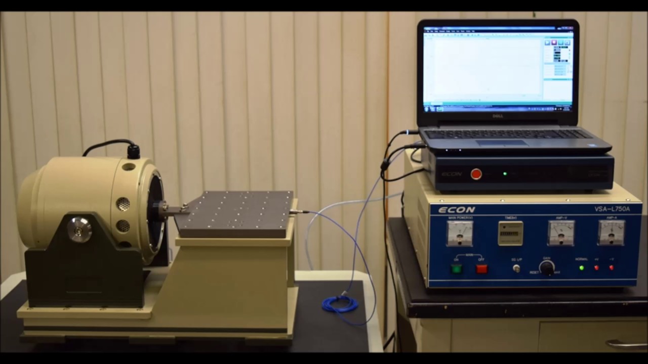 Miniature Shaker System Model LT-50 Vibration Amplifier Test System with Slip Table