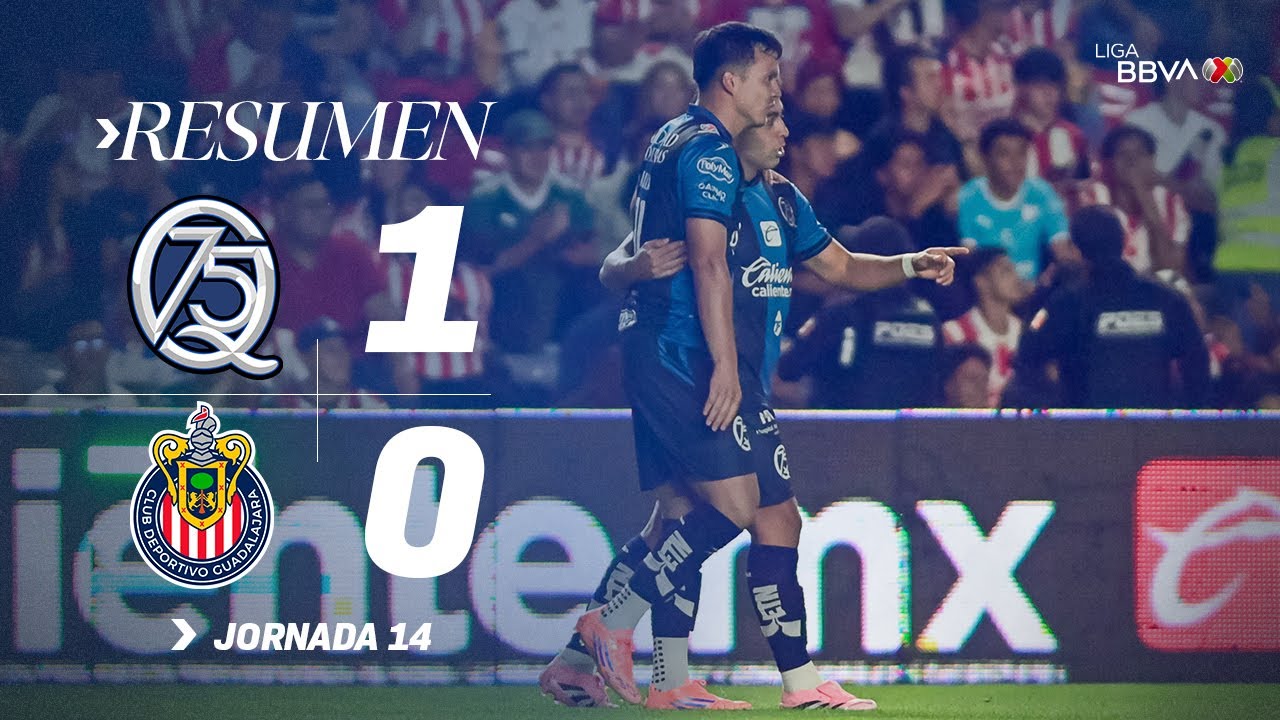 QUER&Eacute;TARO 1-0 CHIVAS J14 | Los Gallos Blancos cantaron y rompen la racha de victorias del Reba&ntilde;o