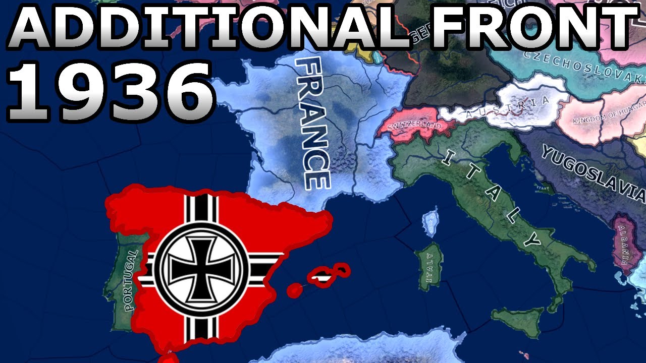 What if Spain was a German Puppet in WW2? | HOI4 Timelapse