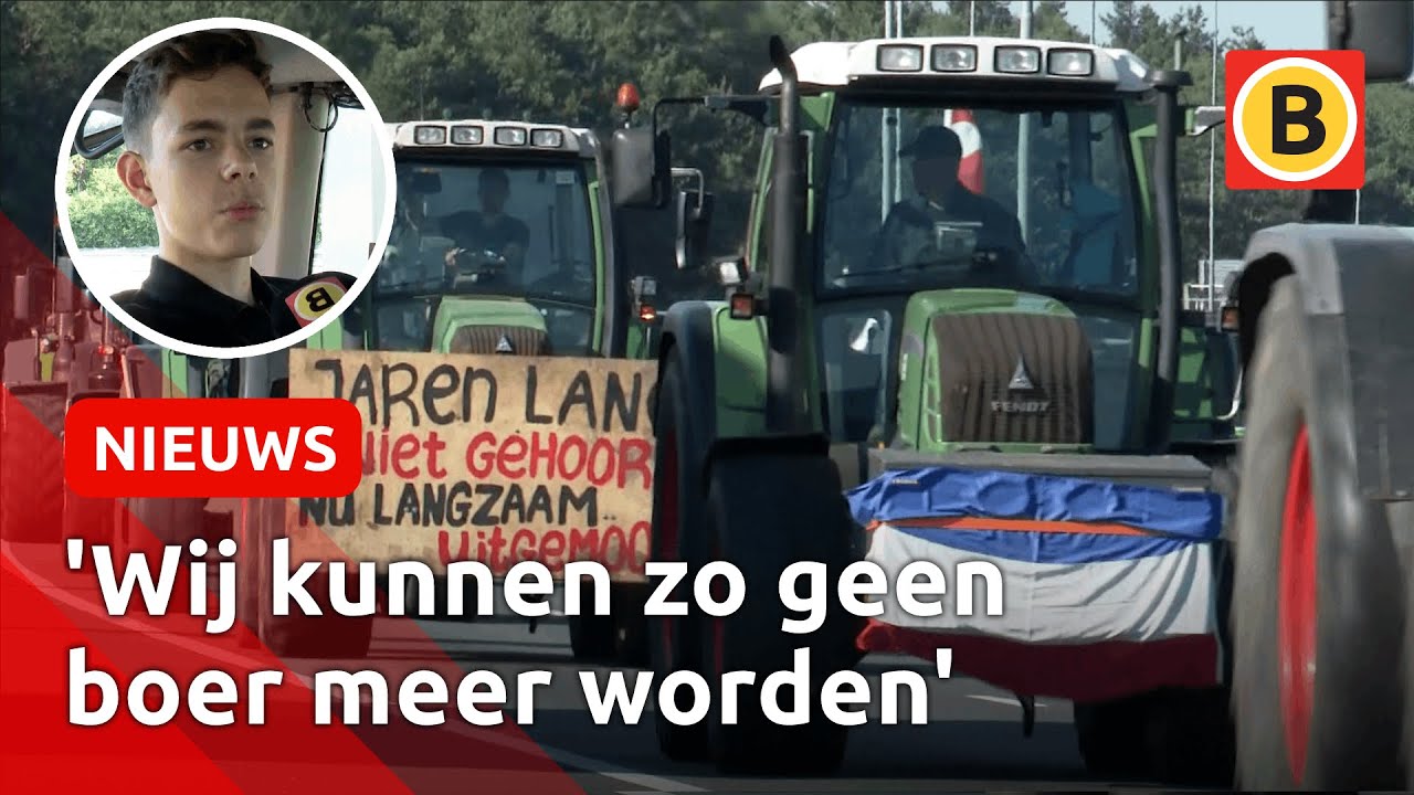 Boerenprotest: 700 trekkers zorgen voor monsterfile op A50 | Omroep Brabant