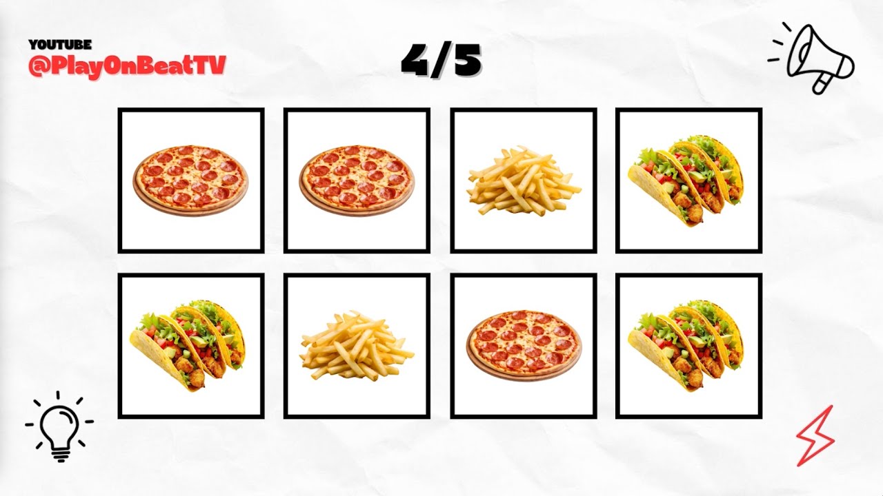 Say The Word On Beat: Food Edition (Impossible Level!) 🍕
