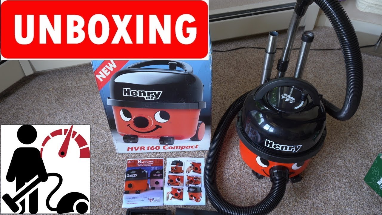 Распаковка Numatic Henry HVR160 Compact — обзор пылесоса-контейнера из США