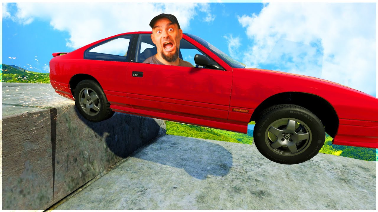 COCHES Vs MEGA ESCALONES | BEAMNG.DRIVE