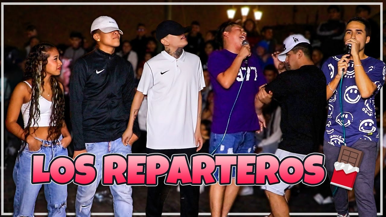 Los Reparteros vs Reparteros de turron 🍫🔥|| Comicos Ambulantes 2023