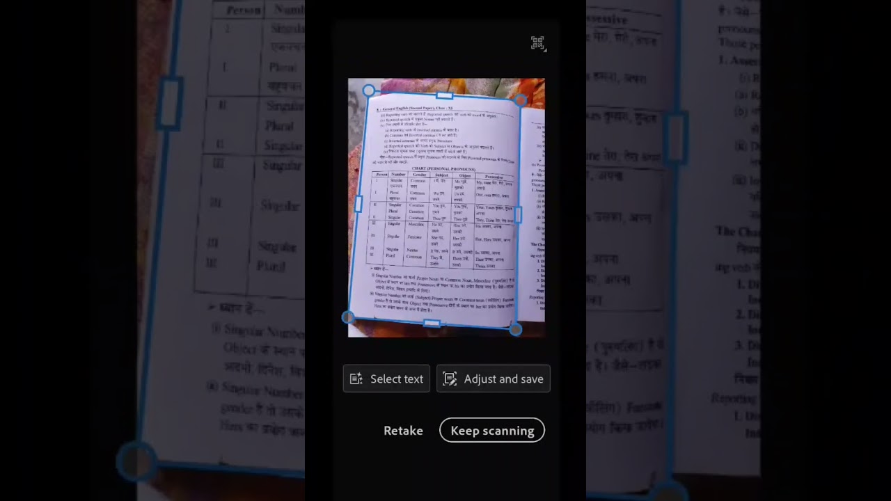Scan a document, ID or a book as PDF through Adobe Scan very easily.    #viral #youtubeshorts