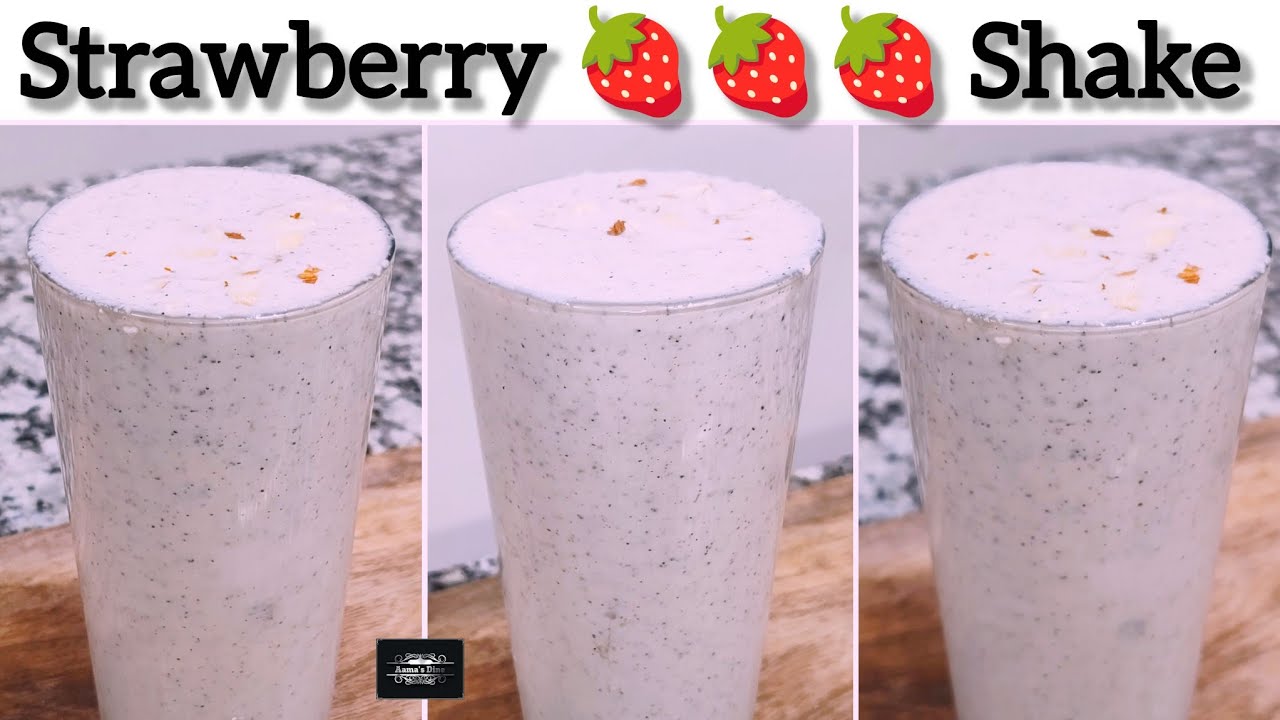 Strawberry Milk Shake | Strawberry Dragon Shake | White Dragon and Strawberry Shake | Strawberry 