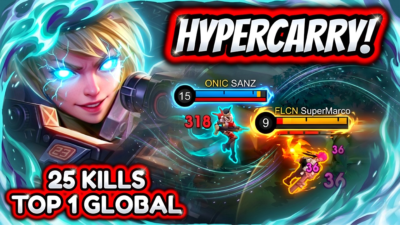 ¡25 KILLS EN MENOS DE 9 MINUTOS! KIMMY TOP 1 GLOBAL 85.6% WINRATE! | MOBILE LEGENDS