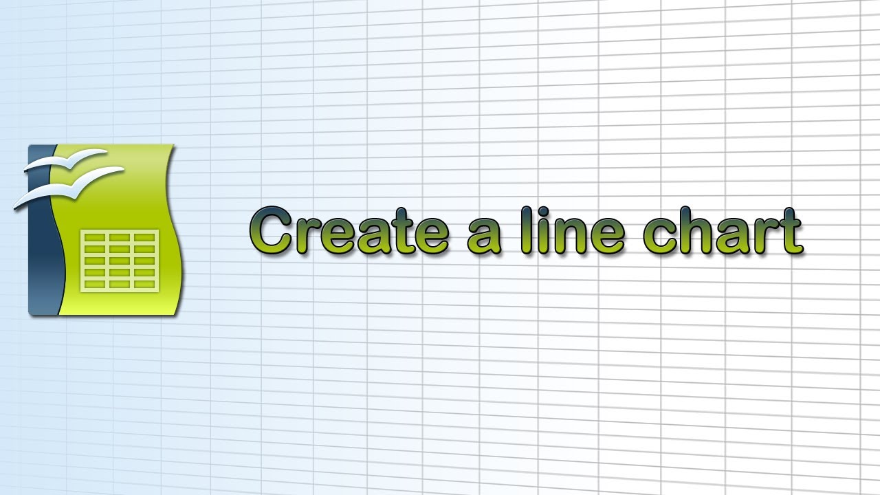 How to Create a Line Chart using Open Office 4 [Applied Statistics]