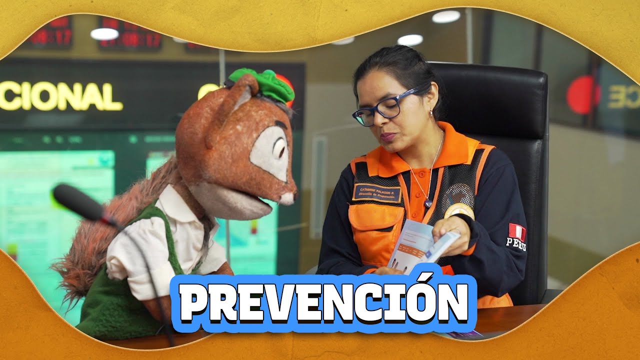 Catherine, trabajadora de INDECI, nos explica sobre los desastres y cómo podemos prevenirlos