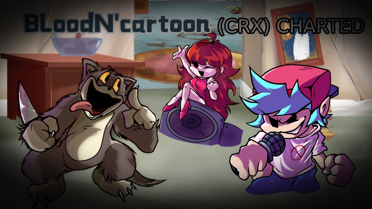 (OLD) BLOODN' CARTOON (CRX) CHARTED | FNF: The Basement Show: UST