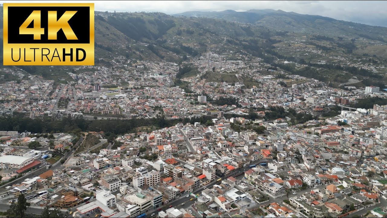 🛸Ambato Sky Perspective: 4K Aerial Drone Footage from Ciudadela Espa&ntilde;a