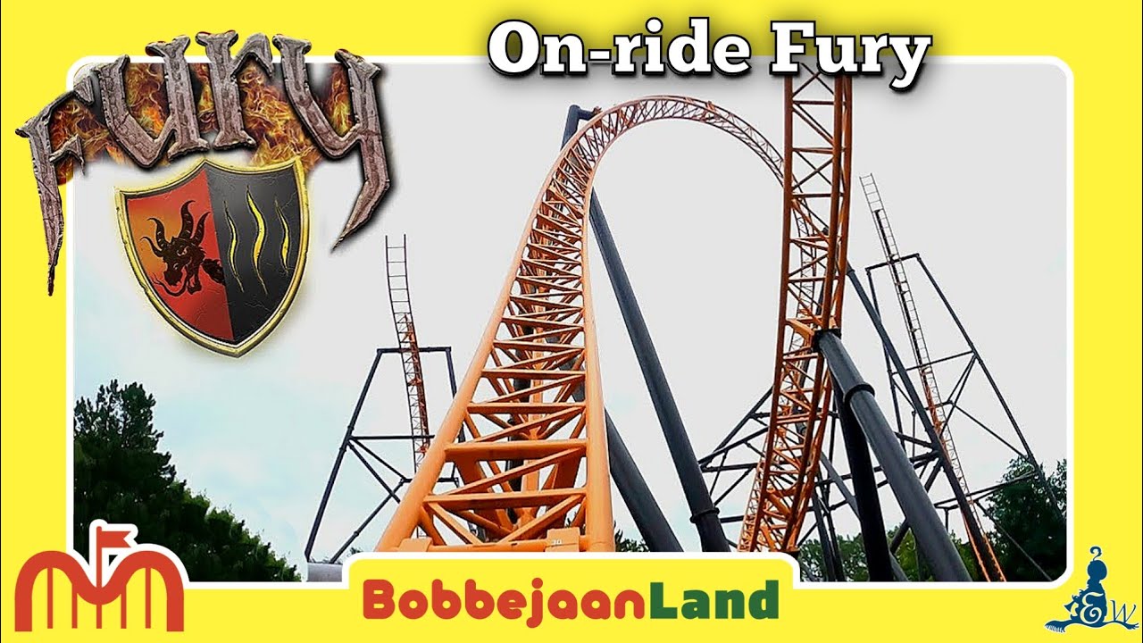 [Bobbejaanland] On-ride Fury (Launched Coaster)