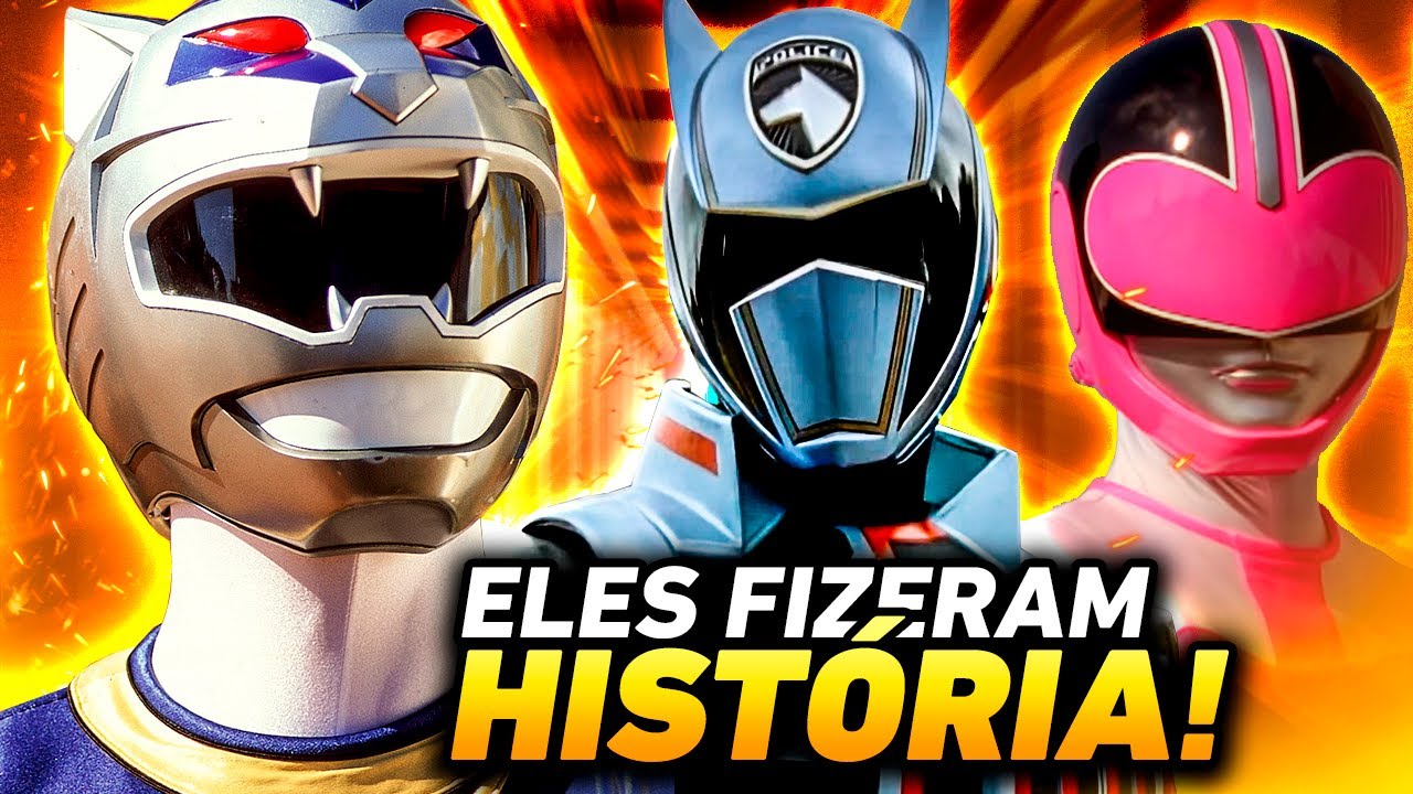 PERSONAGENS DE POWER RANGERS MAIS EXPLORADOS - TOP 10
