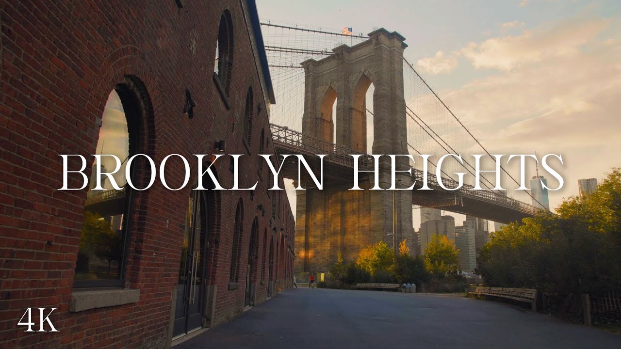 Relaxing Walk around Brooklyn Heights & Dumbo - Brooklyn, New York 🗽4k - October 2024