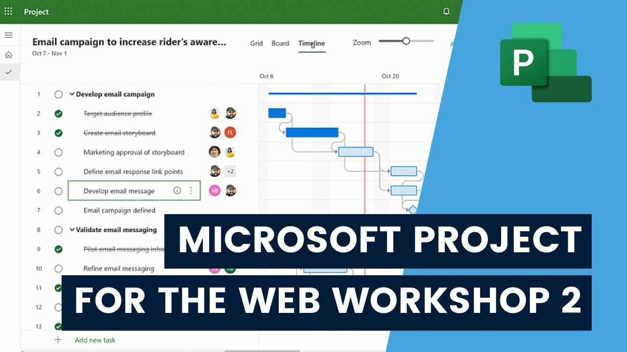 How to manage projects with Microsoft Project for the Web