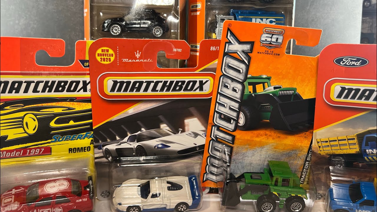 Unboxing matchbox packs + some singles. 🚧🏎️ #diecastcollector #matchbox #164scale #toycars 