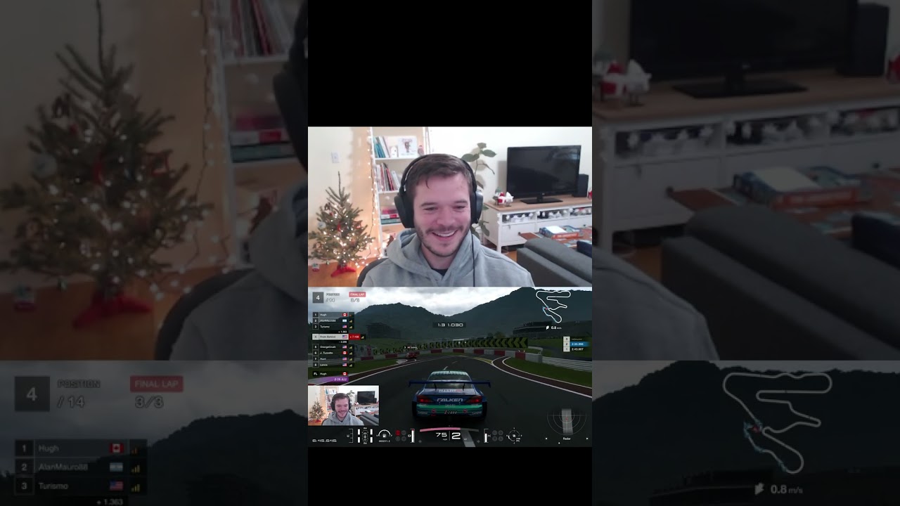 LAUGHING at a DIRTY DRIVER!! #ytshorts  #shorts  #gt7  #simracing