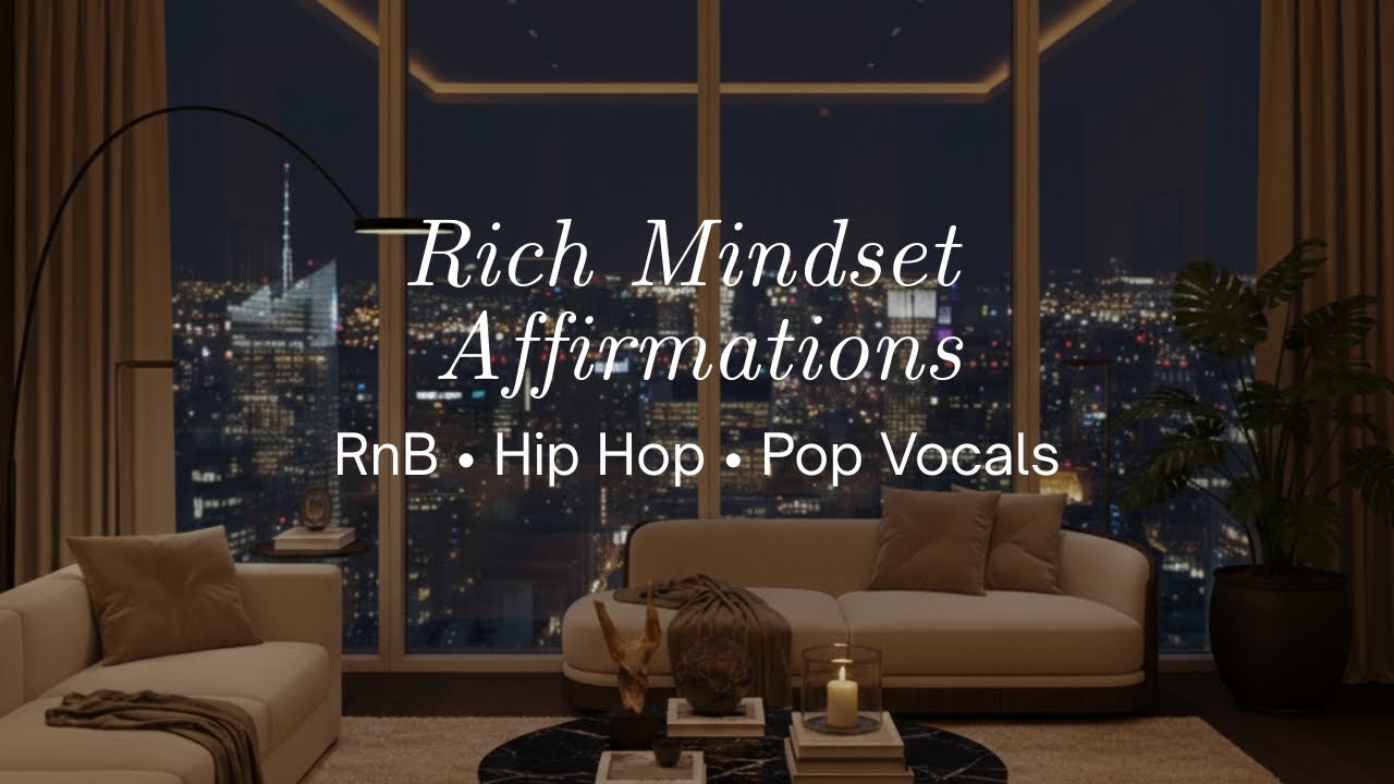 Rich Mindset Affirmations 💸 Soulful RnB, Hip Hop & Pop | Manifest Wealth & Success (Vocals)