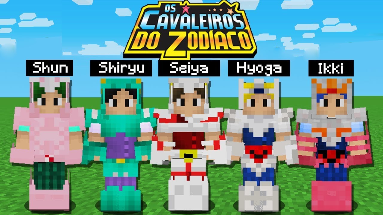 Minecraft: CAVALEIROS DO ZODÍACO NO MINECRAFT! (Como ter as armaduras dos Cavaleiros)