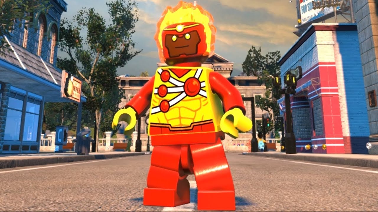 LEGO DC Super-Villains - Firestorm - Open World Free Roam Gameplay (PC HD) [1080p60FPS]