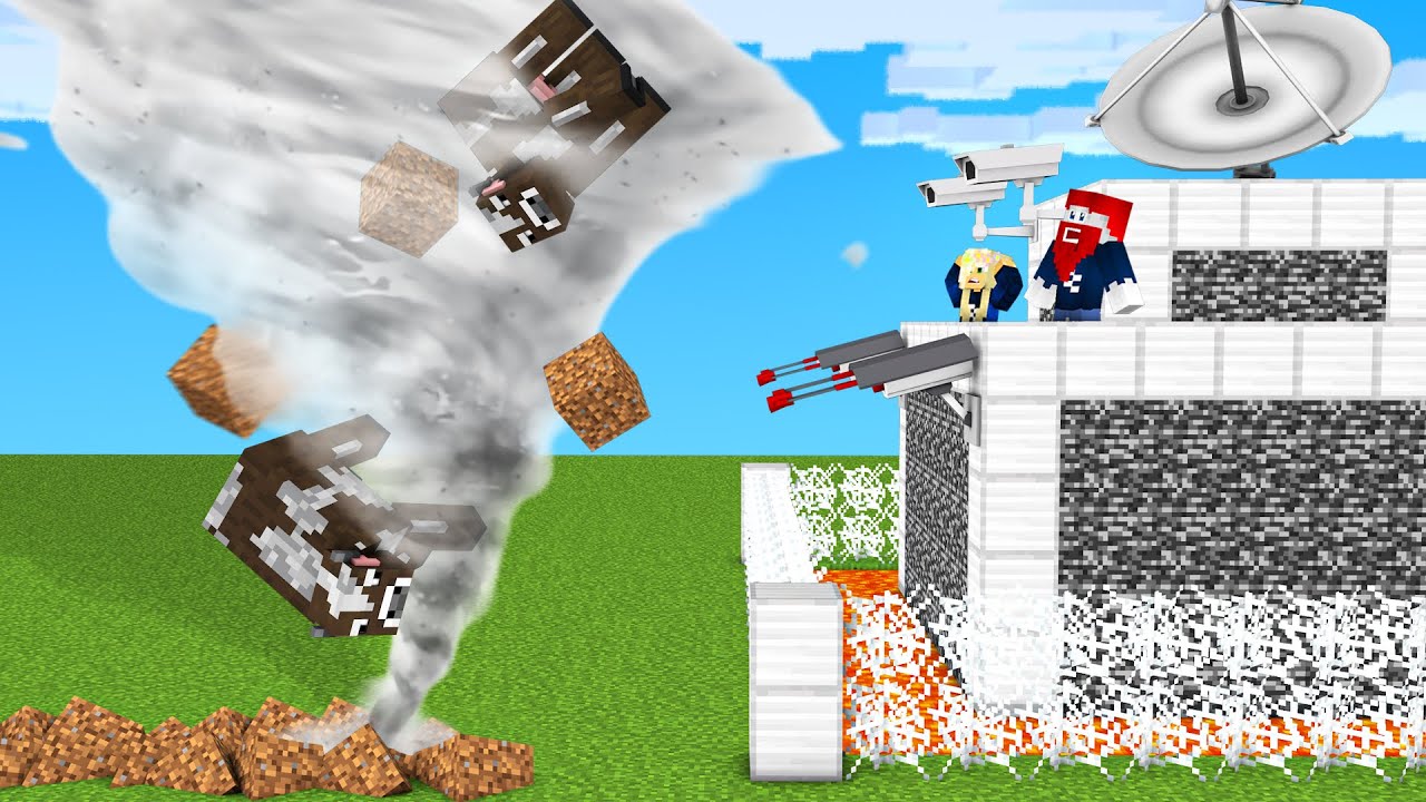 Wir Bauen eine Tornado Base! - Minecraft