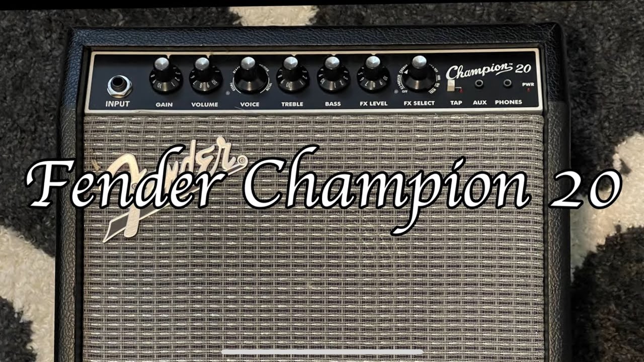 Fender Champion 20 Upgrade - My Amps Part 11